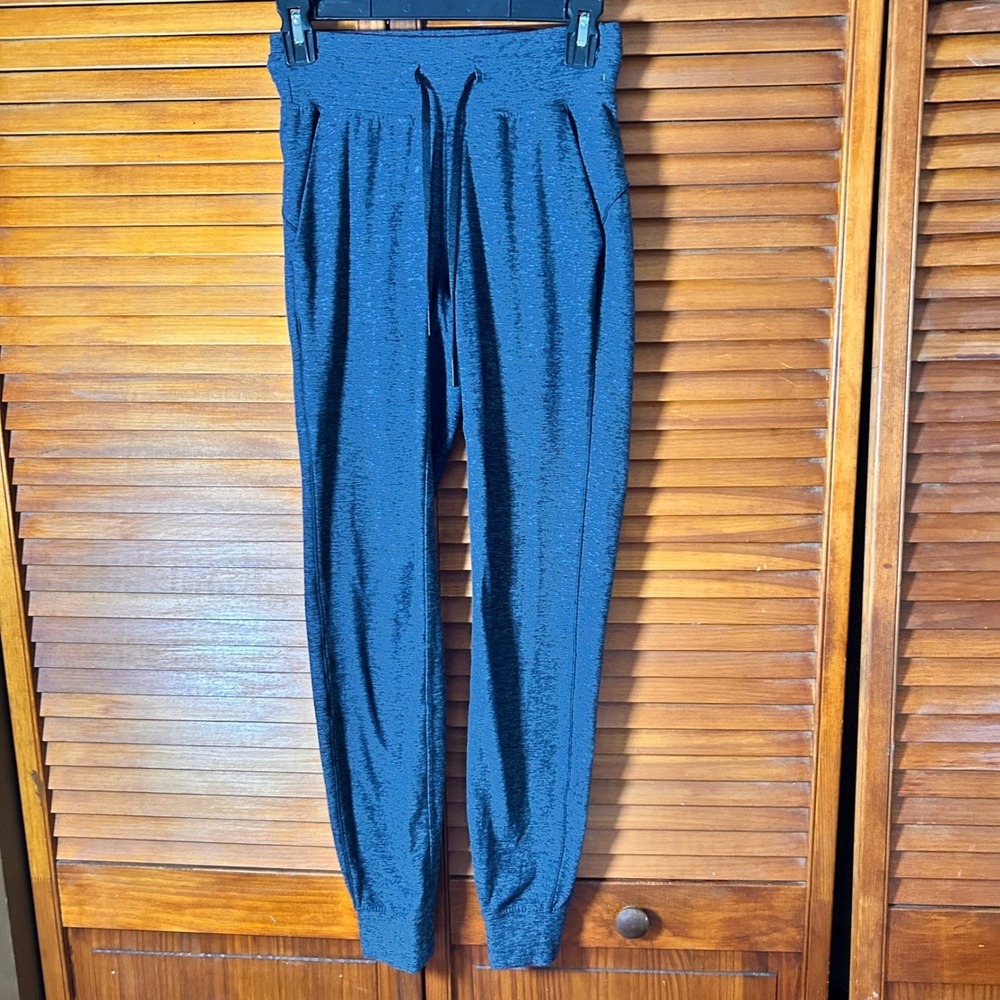 Lululemon Ready to Rulu High-Rise Joggers Heathered Grey Space Dye 27 Inseam